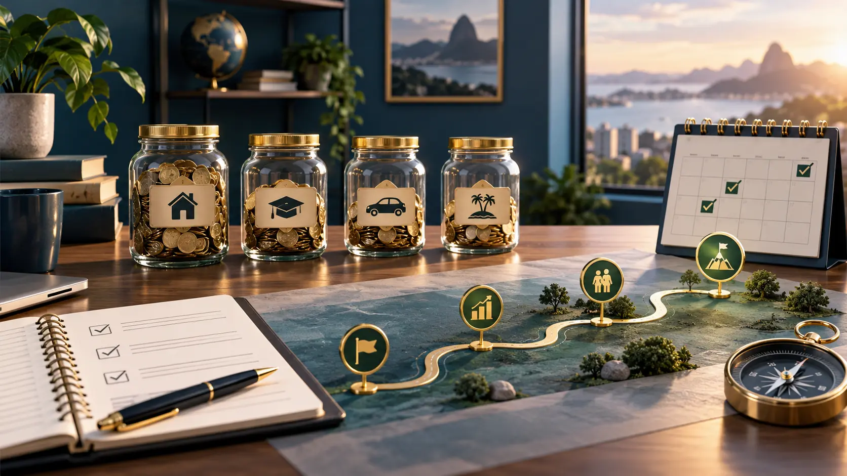 Como definir metas financeiras e transformar objetivos em um plano